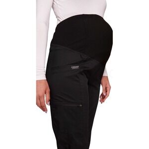 Cherokee Authentic Workwear Maternity Scrub Pants Size L Petite Black WWE155 P